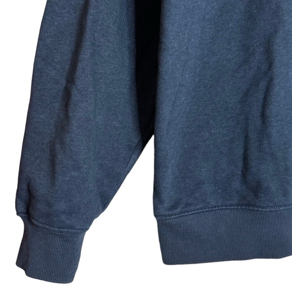 Columbia Hart Mountain II 2 Crew Neck Ribbed Cuffs and Waistband Heather Navy M - Picture 6 of 16